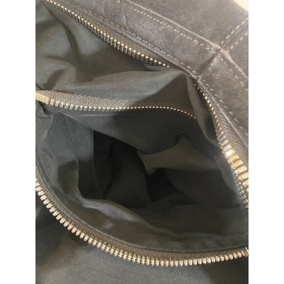 Alexander Wang Women's Black Suede Croc Embossed Hobo Bag - OS - Picture 14 of 14